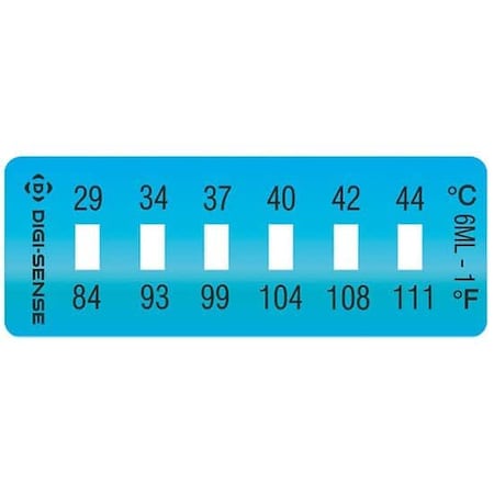 Digi-Sense Irreversible 6-Point Horizontal Te, PK 10 90308-91